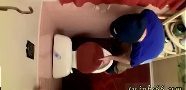  Teen boys piss naked gay Unloading In The Toilet Bowl